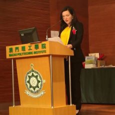於澳門理工學院發表